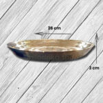 Brass Puja Thali – Plain Round for Daily Puja_Img1